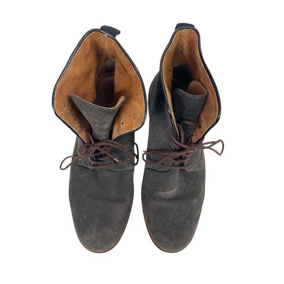 Shoe The Bear Ned Men\'s Gray Suede Lace Up Round Toe Ankle Combat Boots 43 US 10 main image 4